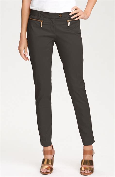 michael kors zip ankle pants